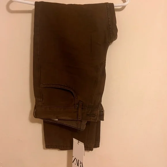 Zara Brown Ankle & Cropped Jeans - Picture 3 of 5